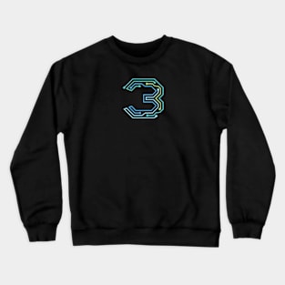 Number Three Circuit Design Crewneck Sweatshirt